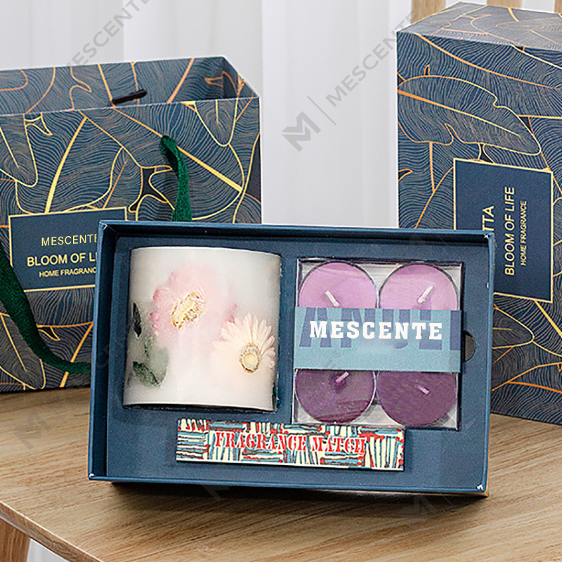 M&Scent Bán buôn Bộ quà tặng nến Tealight sáp đậu nành tự nhiên sang trọng