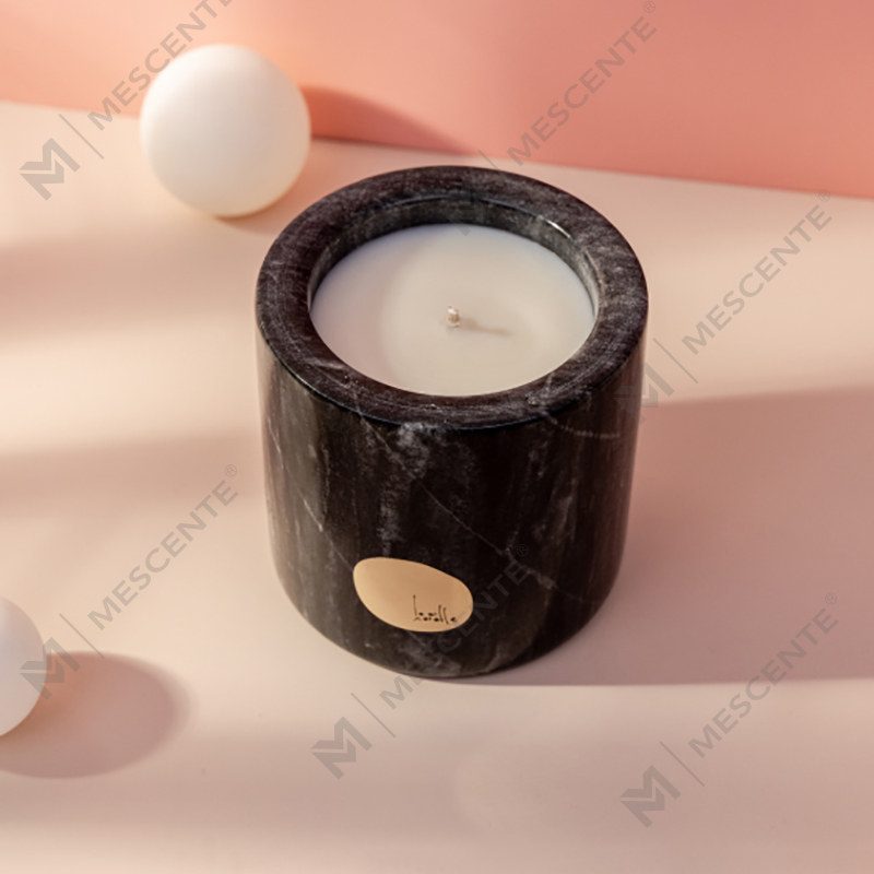 Hộp đựng bằng gốm nhãn hiệu riêng sang trọng được tùy chỉnh Citta Nến sáp đậu nành thơm có hoa khô