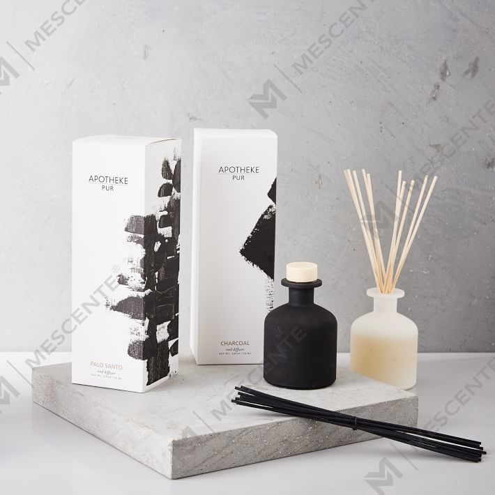 Meescente Luxury 180ml Chai thủy tinh tùy chỉnh Máy khuếch tán tinh dầu sậy dành cho khách sạn