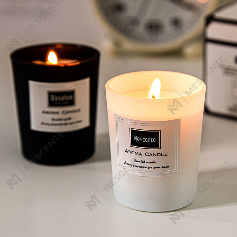 Nến sáp đậu nành thơm hoa mẫu đơn in tùy chỉnh M&Scent, nến thơm kỹ thuật số
