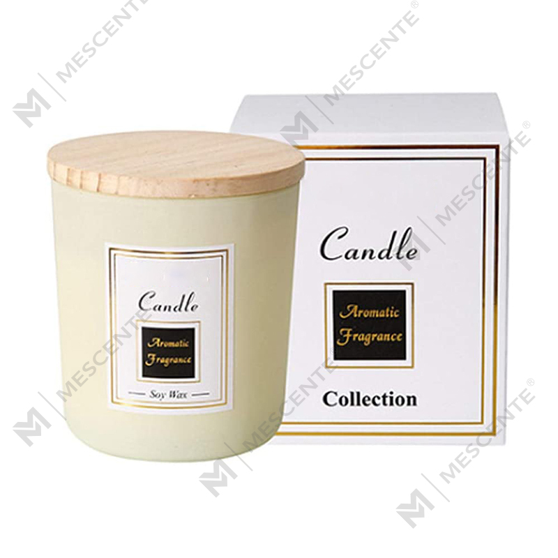Nến đậu nành in thủ công M&Scent, nến đuổi muỗi gỗ đàn hương