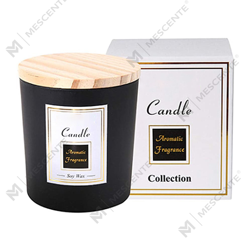 Nến đậu nành in thủ công M&Scent, nến đuổi muỗi gỗ đàn hương