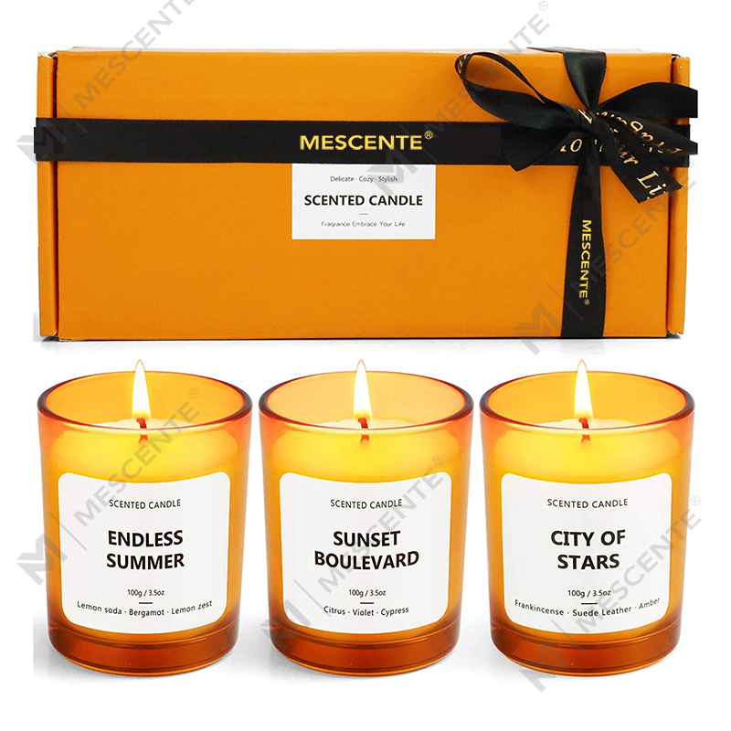 Nến thơm phổ biến M&S cent trang trí nhà sang trọng, nến thơm cao cấp