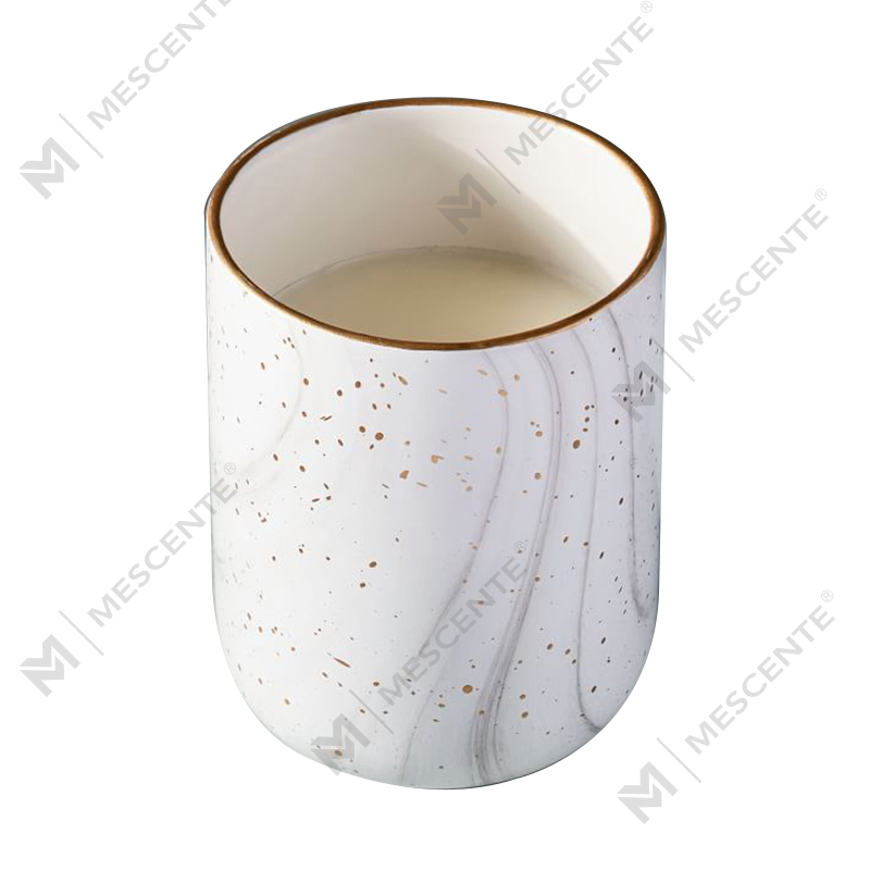 Máy sưởi sáp nến thơm bằng gốm sứ trắng M&Scente dành cho Spa và liệu pháp hương thơm