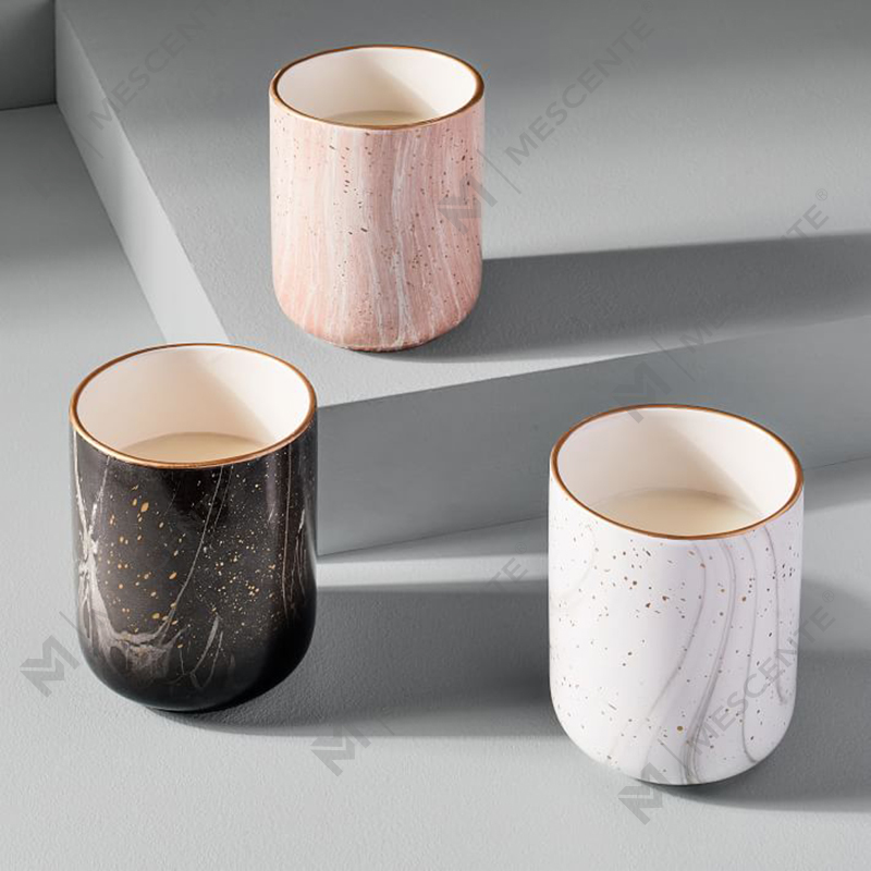 Máy sưởi sáp nến thơm bằng gốm sứ trắng M&Scente dành cho Spa và liệu pháp hương thơm