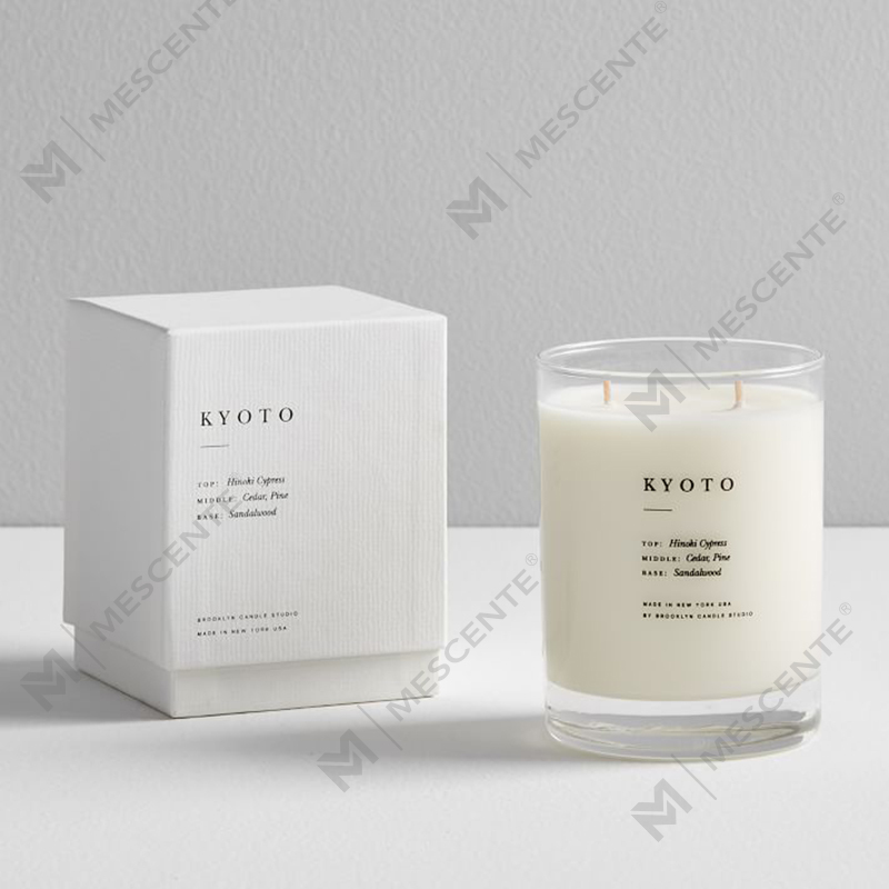 M&SENTE Sản phẩm mới Trang trí nội thất Nến thơm 2 bấc trong lọ thủy tinh