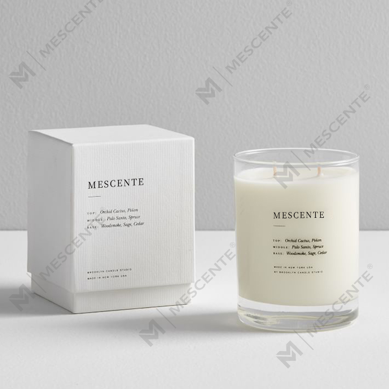 M&SENTE Sản phẩm mới Trang trí nội thất Nến thơm 2 bấc trong lọ thủy tinh