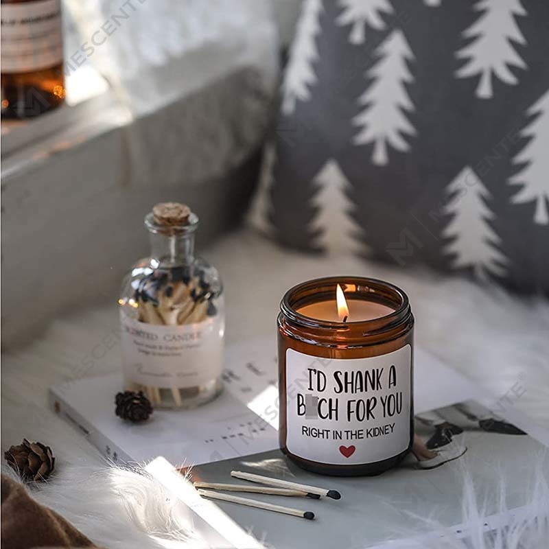 M&Scent 100% Sáp Tự Nhiên Nến Thơm Giáng Sinh Cho Bộ Quà Tặng Gia Đình, Nến Thơm Trong Lọ Thủy Tinh Có Nắp Kim Loại