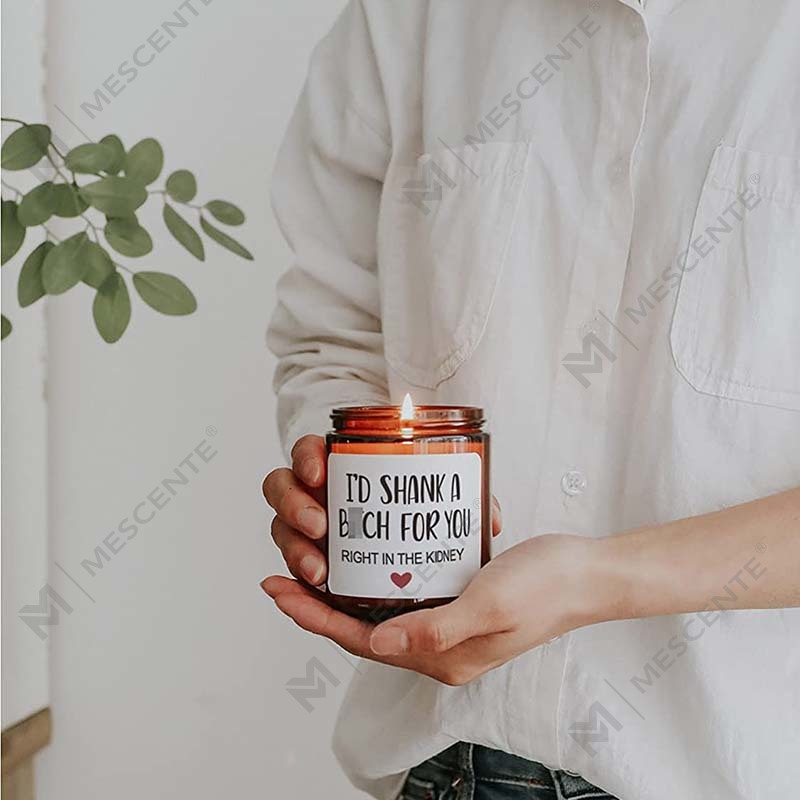 M&Scent 100% Sáp Tự Nhiên Nến Thơm Giáng Sinh Cho Bộ Quà Tặng Gia Đình, Nến Thơm Trong Lọ Thủy Tinh Có Nắp Kim Loại