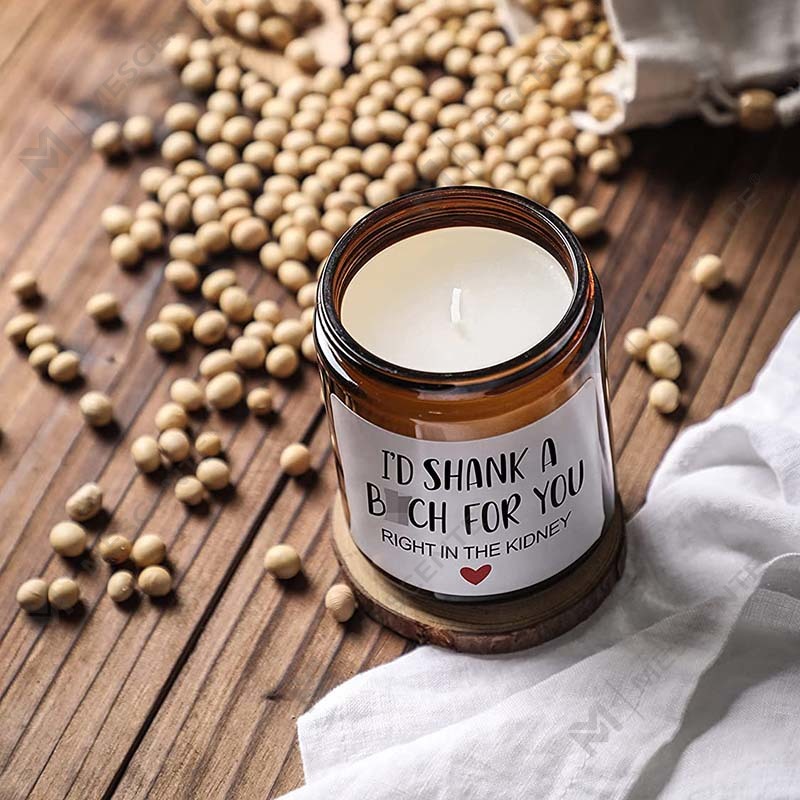 M&Scent 100% Sáp Tự Nhiên Nến Thơm Giáng Sinh Cho Bộ Quà Tặng Gia Đình, Nến Thơm Trong Lọ Thủy Tinh Có Nắp Kim Loại