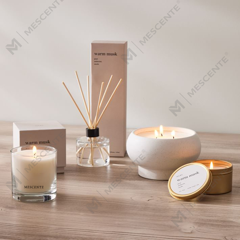 M&Scent tùy chỉnh nhãn hiệu riêng sang trọng máy khuếch tán hoa sậy có hộp