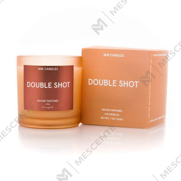 M&Scent Bán buôn sang trọng Tùy chỉnh nhãn hiệu riêng Trang trí thủy tinh đen Nến sáp đậu nành thơm