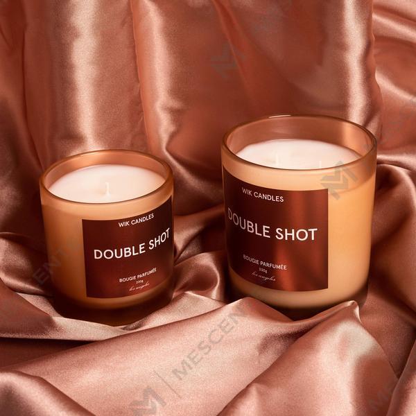 M&Scent Bán buôn sang trọng Tùy chỉnh nhãn hiệu riêng Trang trí thủy tinh đen Nến sáp đậu nành thơm