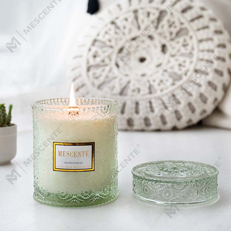 M&S cent Tự làm Bạch đàn Bạc hà Sáp đậu nành Hoa khô Hương thơm Spa Nến