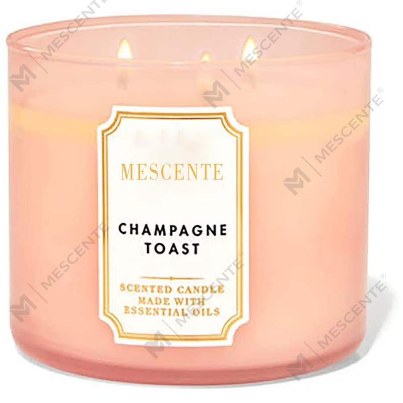 M&Scent Làm Bằng Tay 3 Bấc Nến Sáp Đậu Nành Thơm Hoa Nhài Tự Nhiên Quà Tặng, Nhãn Hiệu Riêng Nến Pha Lê Thơm Phòng
