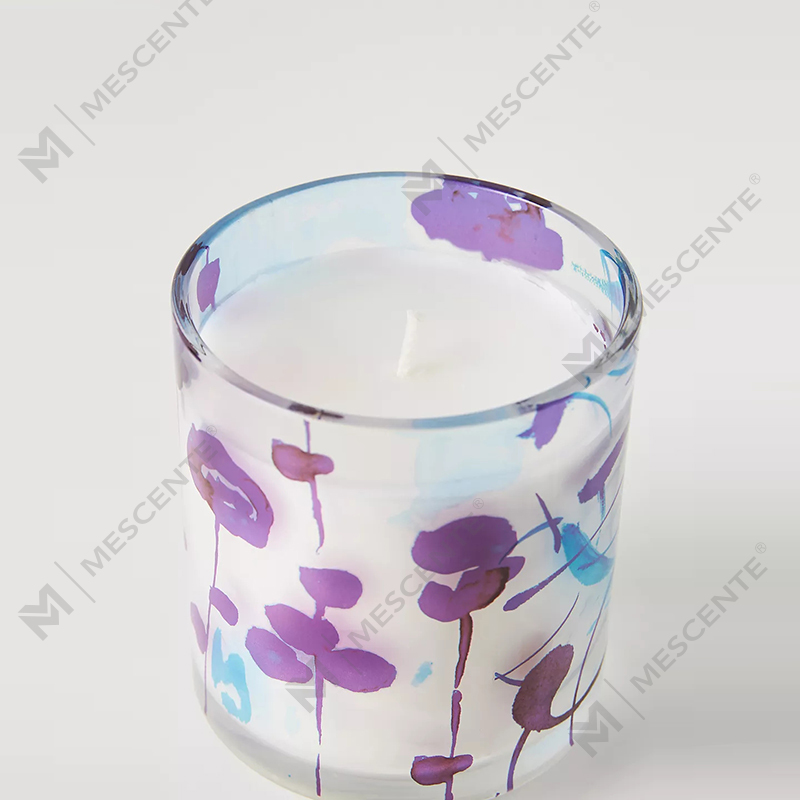M & Mùi Hương Sang Trọng Tùy Chỉnh Trang Trí Nhãn Hiệu Riêng 3 Bấc Một Chủ Nhật Họa Sĩ Thủy Tinh Pha Lê Thơm Nến Sáp Đậu Nành