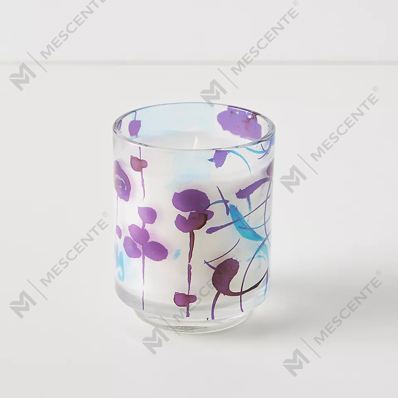 M & Mùi Hương Sang Trọng Tùy Chỉnh Trang Trí Nhãn Hiệu Riêng 3 Bấc Một Chủ Nhật Họa Sĩ Thủy Tinh Pha Lê Thơm Nến Sáp Đậu Nành