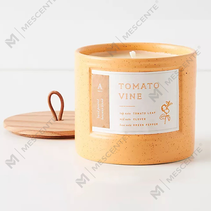 M&Scent Nhãn hiệu riêng Lọ gốm màu Nến sáp đậu nành thơm Chic