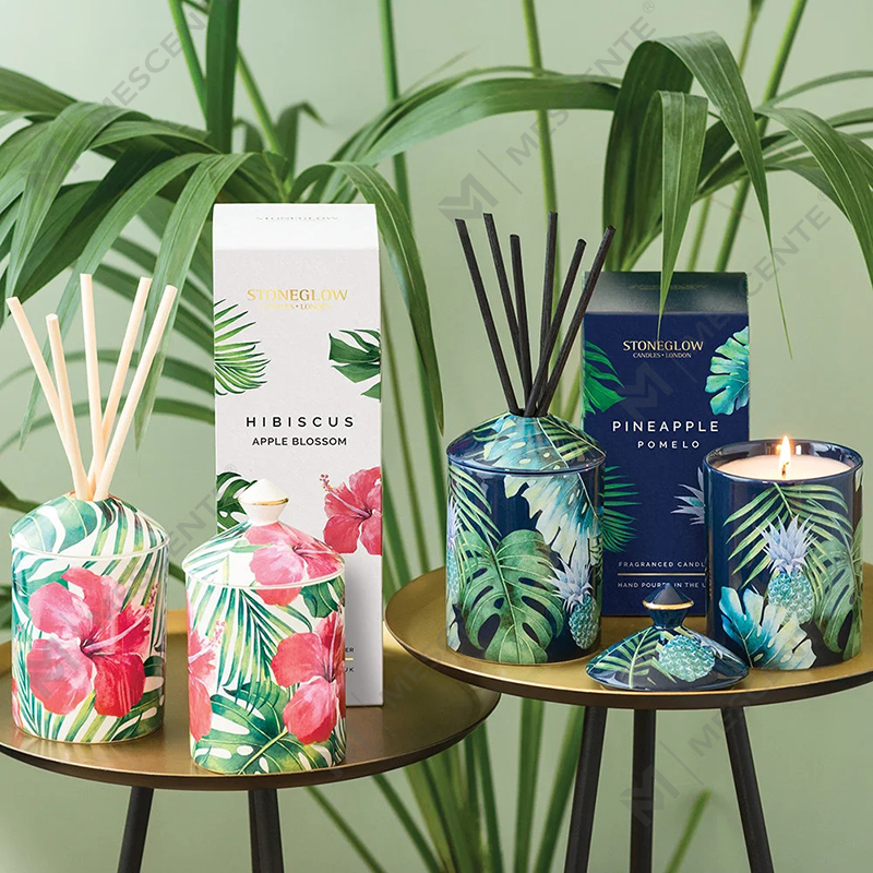 M&Scent Thiết kế đặc biệt Màu nến thực vật đô thị có hộp gấp