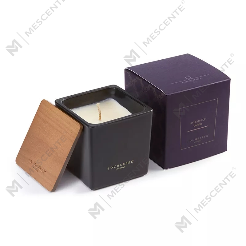 M&scent 2025 Nến thơm thủy tinh lớn thân thiện với môi trường có nắp gỗ Briccole