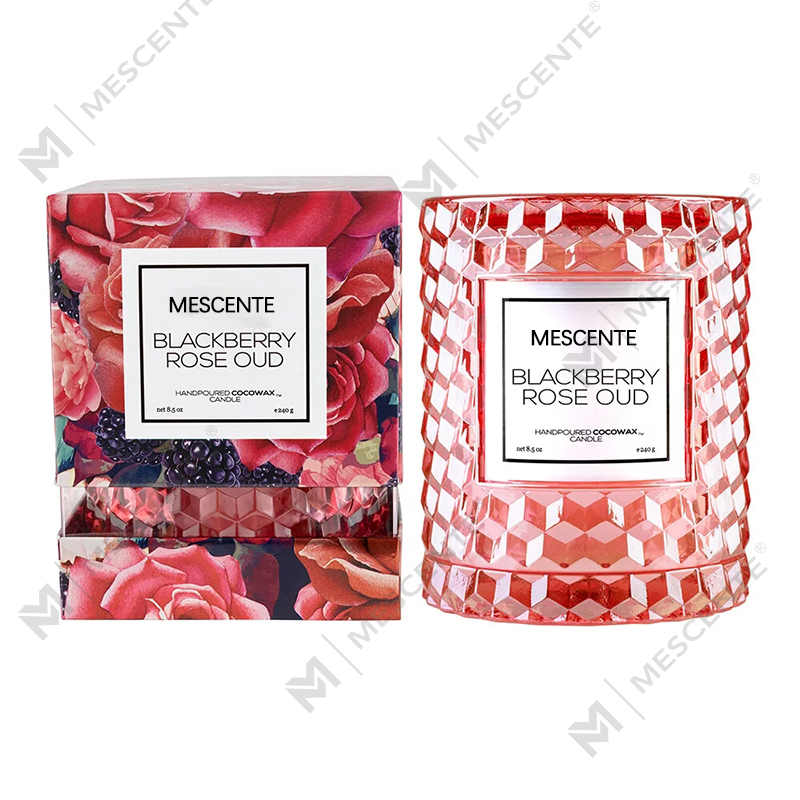 M&Scent Custom Trang trí Giáng sinh Nến Biểu tượng Blackberry Rose Oud