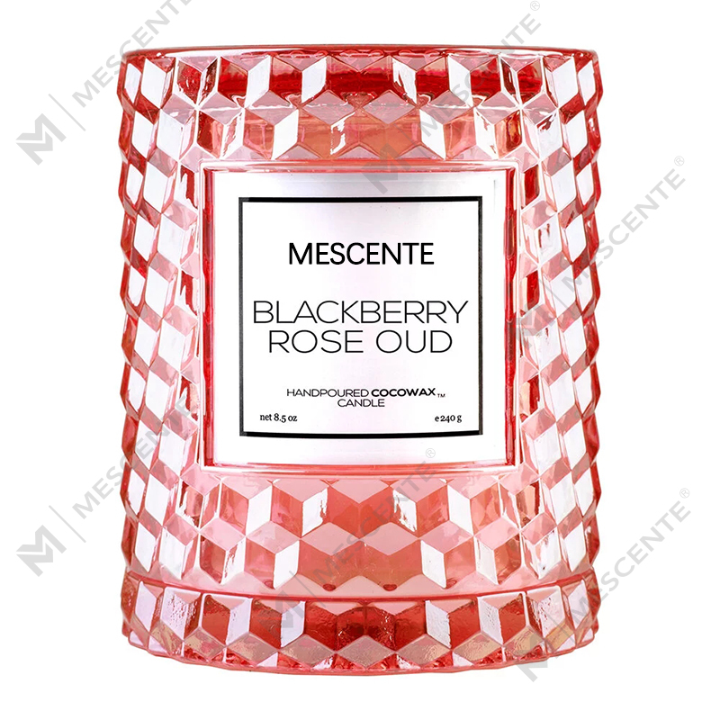M&Scent Custom Trang trí Giáng sinh Nến Biểu tượng Blackberry Rose Oud