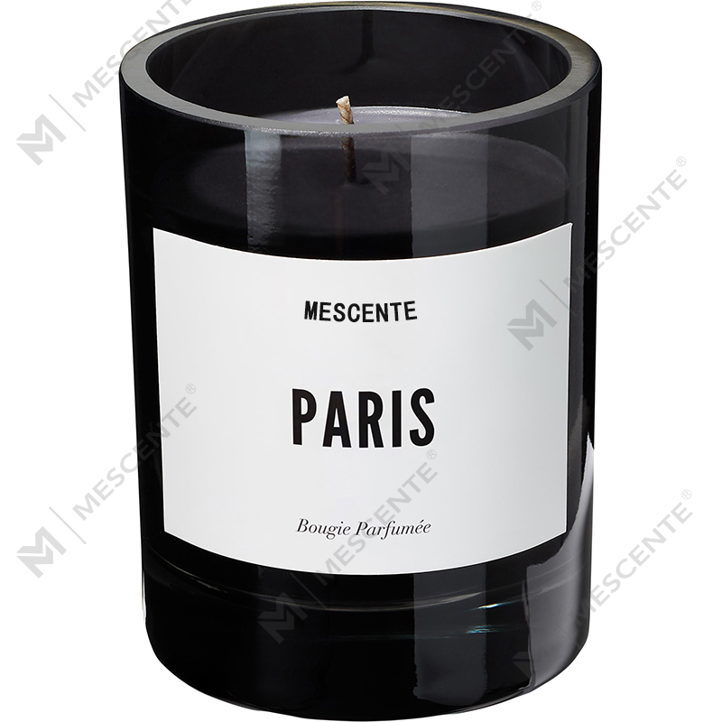 M&Scent Bán buôn Nhãn hiệu riêng sang trọng Màu đen Logo cá nhân Nến thơm