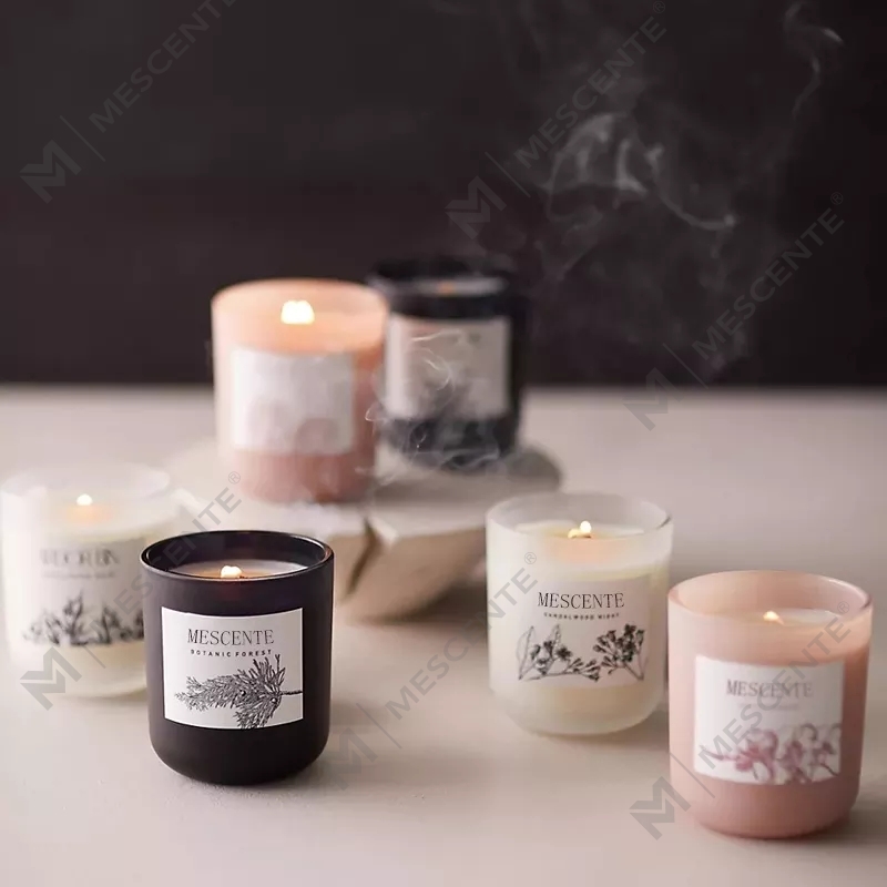 Bán buôn Nhãn hiệu riêng Sang trọng Hương liệu tự nhiên Pha lê sáp đậu nành Nến thơm để trang trí đám cưới