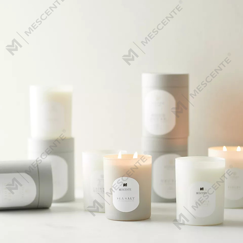 M&Scent Tùy Chỉnh Logo Thiền Đá Không Độc Hại Thảo Mộc Tay Đổ Sáp Đậu Nành Thơm Tự Nhiên Nến Pha Lê