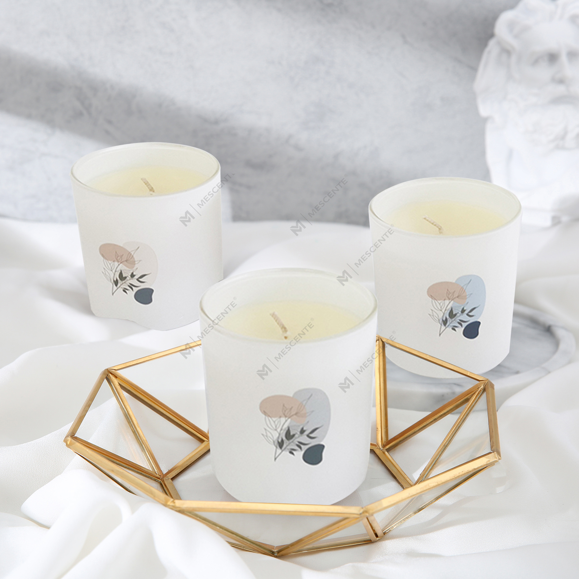 M&Scent Nhiều Nến thơm đậu nành thơm tự nhiên 100% chất lượng cao đựng trong lọ thủy tinh có nắp