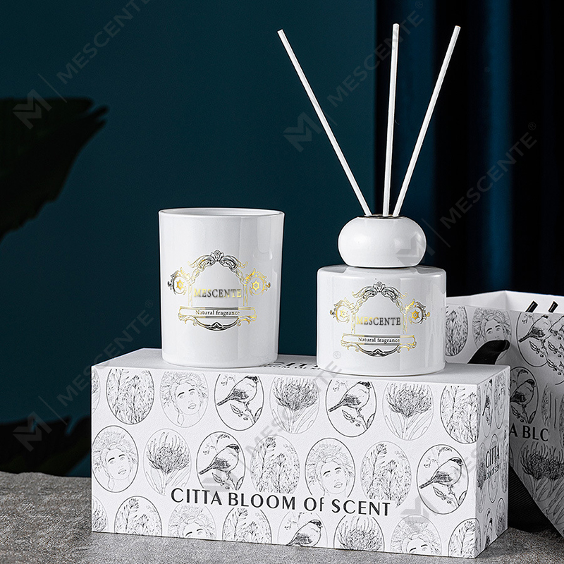 M&Scent nhãn hiệu riêng sang trọng nến thơm thơm khuếch tán sậy có bao bì dạng hộp