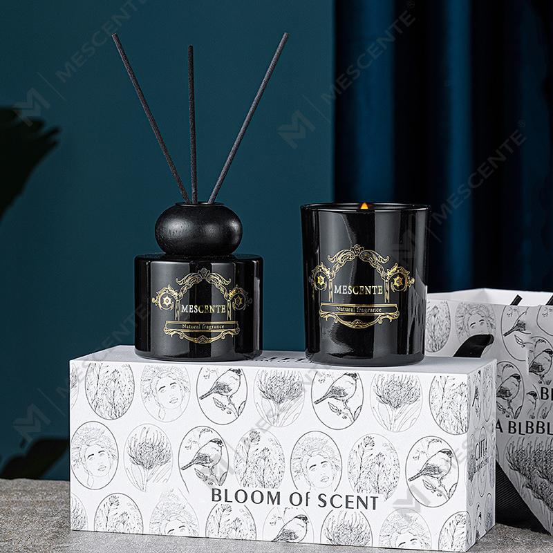 M&Scent nhãn hiệu riêng sang trọng nến thơm thơm khuếch tán sậy có bao bì dạng hộp
