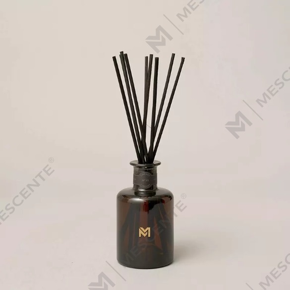 M&Scent bán buôn sang trọng chai khuếch tán màu đen 500ml màu đen Máy khuếch tán nước hoa Reed có hộp quà tặng