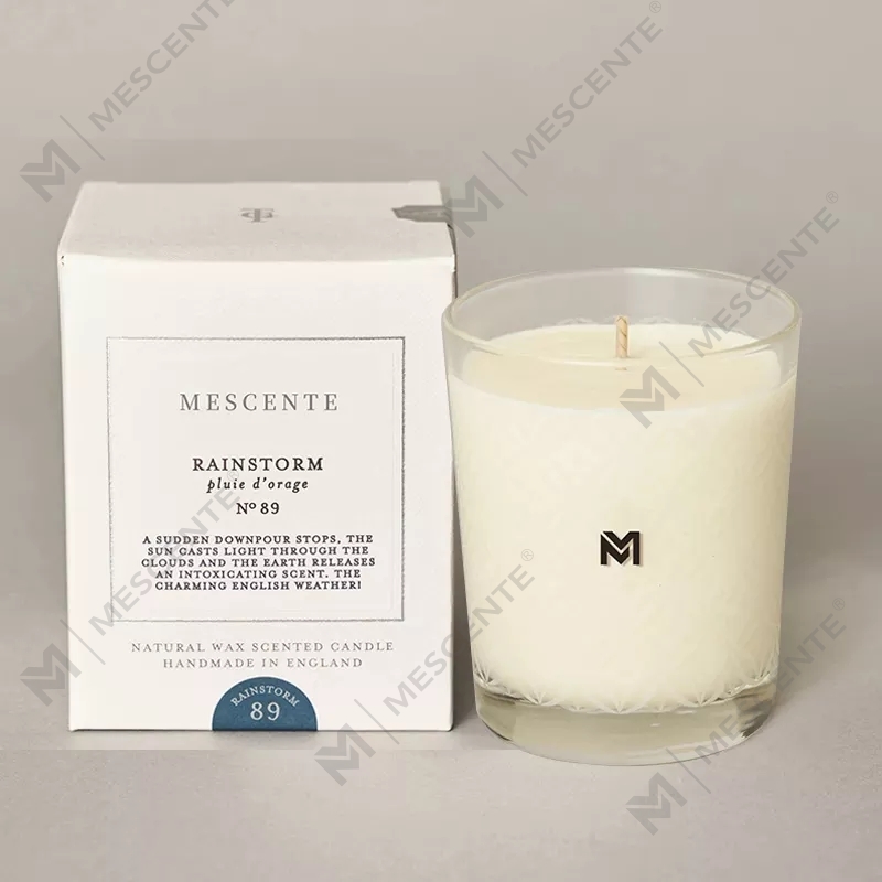 M&Scent Bán buôn Mới Sang trọng Tùy chỉnh Nhãn hiệu riêng Giáng sinh Lọ pha lê Kerzen Nến thơm đậu nành có nắp