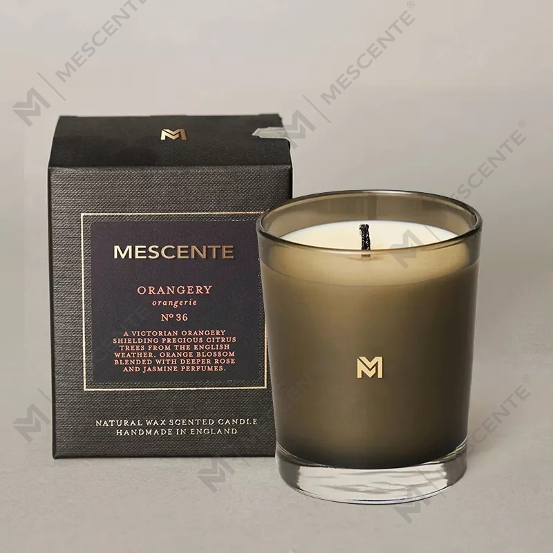M&Scent Bán buôn Mới Sang trọng Tùy chỉnh Nhãn hiệu riêng Giáng sinh Lọ pha lê Kerzen Nến thơm đậu nành có nắp