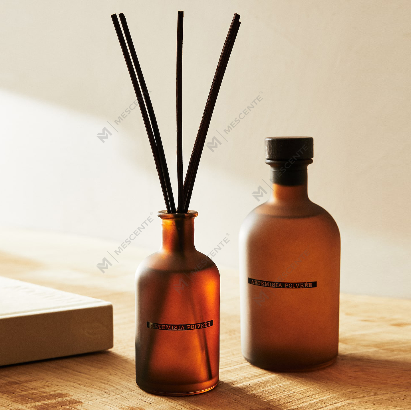 Sang Trọng Lớn Màu Đen Mờ Chai 50Ml 300Ml Hoa Khô Hoa Hương Thơm Tinh Dầu Sậy Khuếch Tán Dầu Bộ Số Lượng Lớn