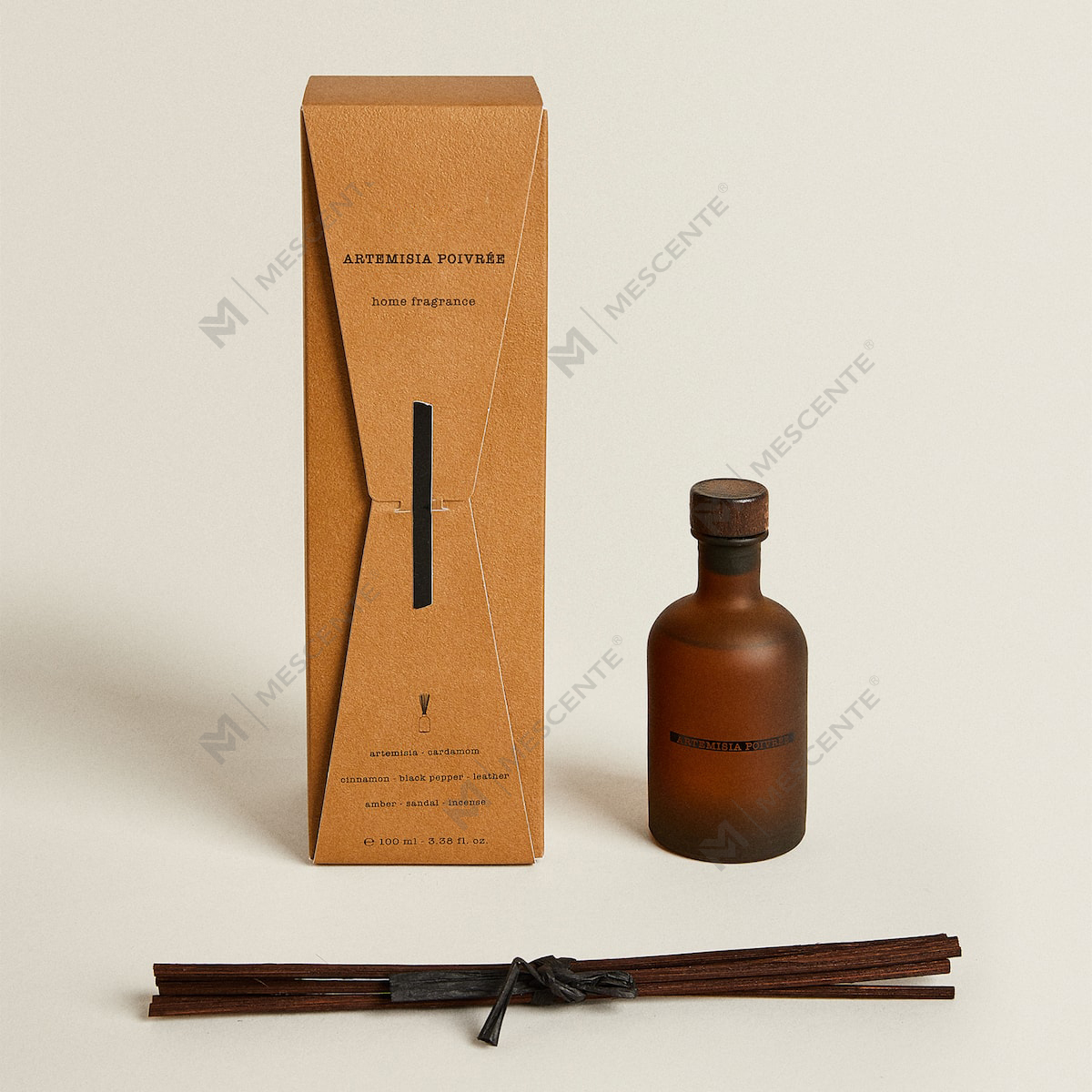 Sang Trọng Lớn Màu Đen Mờ Chai 50Ml 300Ml Hoa Khô Hoa Hương Thơm Tinh Dầu Sậy Khuếch Tán Dầu Bộ Số Lượng Lớn