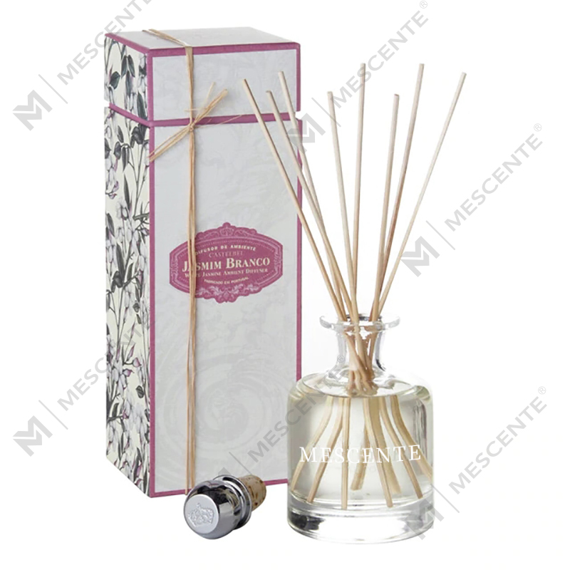 Luxury Spring 400ml Thân thiện với môi trường Chai màu hồng Xi măng Da màu xám Hoa mộc lan Mùi hương Hoa gậy Máy khuếch tán sậy